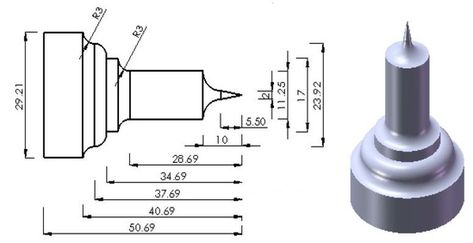 Cnc Lathe Projects, Cnc Turning Drawing, Cnc Codes, Pie Drawing, Autocad Isometric Drawing, Cnc Machinist, Cnc Lathe Machine, Cnc Programming, Isometric Drawing