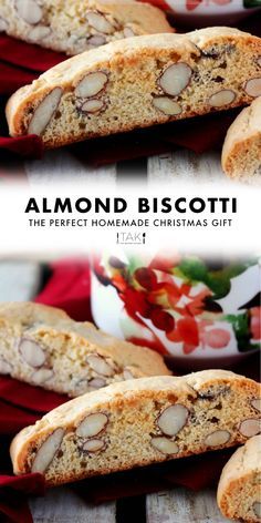 Classic Almond Biscotti, Traditional Biscotti Recipe, Homemade Biscotti Recipe, Best Biscotti Recipe Italian, Christmas Biscotti Recipe Easy, Best Bar Recipes, Best Almond Biscotti Recipe, Biscotti Recipe Easy, Soft Biscotti Recipe