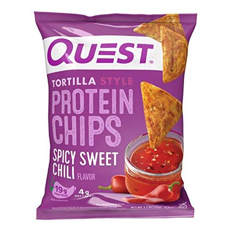 Chips Spicy, Quest Protein, Tortilla Chip, Protein Chips, Protein Nutrition, Quest Nutrition, Low Calorie Snacks, Sour Cream And Onion, Chili Lime