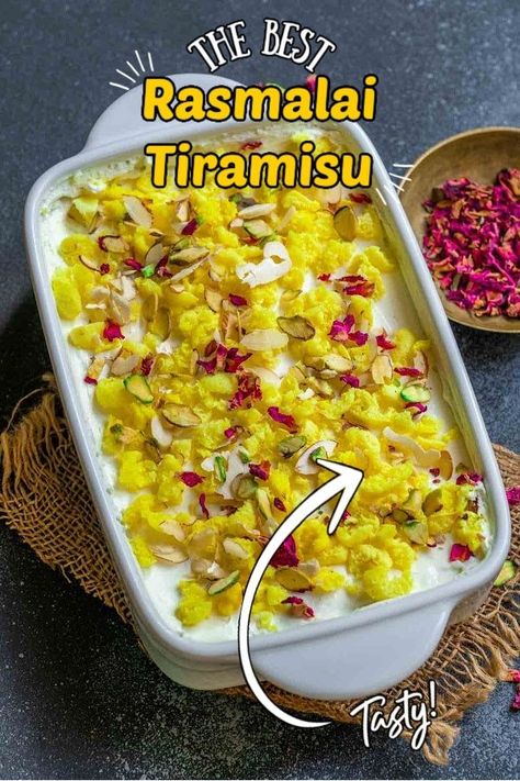 Indian Fusion Tiramisu, Easy Indian Fusion Desserts, Fusion Desserts Indian, Indian Tiramisu, Indian Fusion Sweets, Indian Italian Fusion Food, Kulfi Tiramisu, Quick Indian Dessert Recipes, Fusion Indian Desserts