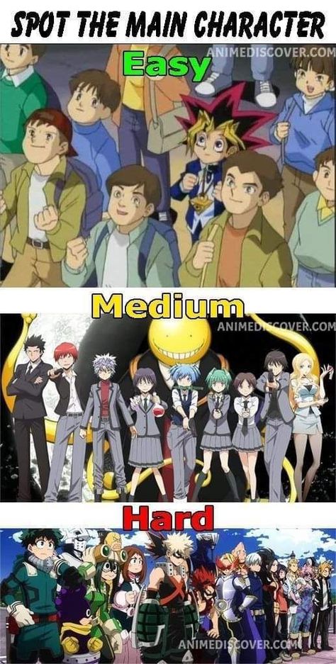 Spot The Main Character, 9gag Funny, Childs Play, Boy Anime, Memes Anime, My Hero Academia Memes, Anime Jokes, Memes Humor, Anime Memes Funny