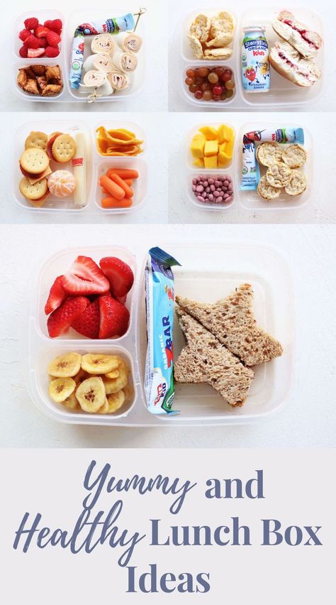 Nursery Lunch Box Ideas, Lunch Box Ideas For School, Kosblik Idees, Healthy Lunch Box Ideas, Kids Lunch Box Ideas, Kids Snack Box, Non Sandwich Lunches, Kids Packed Lunch, Lunch Box Idea