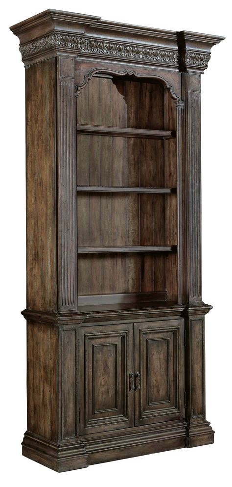 Stanley Furniture, Living Room Furnishings, Office Bookcase, 3 Shelves, Wood Bookcase, Hooker Furniture, Ikea Furniture, Rustic Furniture, Fashion Furniture