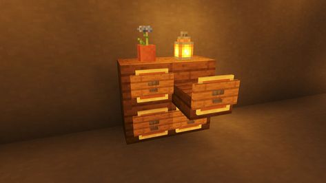 Minecraft Home, How To Make Drawers, Minecraft Interior, Drawer Design, Minecraft Houses, Minecraft, Drawers, Design