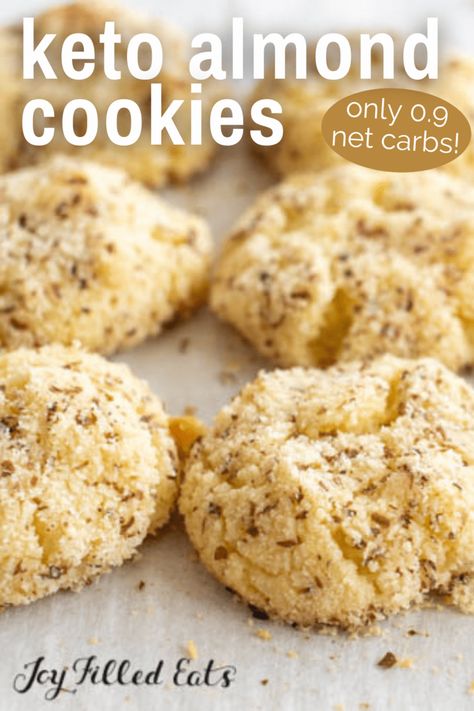 Keto Almond Recipes, Keto Almond Cookies Recipes, Keto Almond Flour Cookies, Keto Almond Paste, Keto Cookies Easy, Keto Almond Cookies, Keto Biscotti, Keto No Bake Cookies, Lectin Free