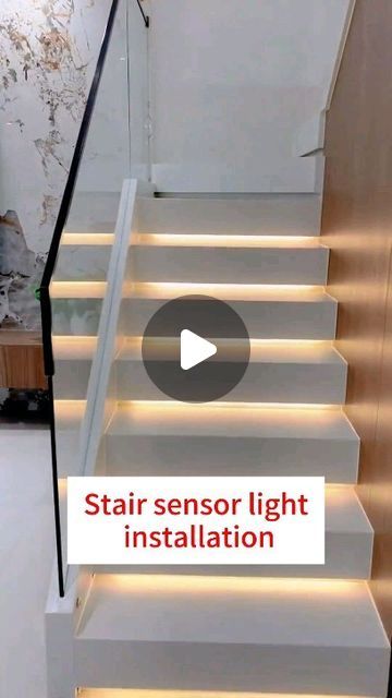 Alead Home Intelligent on Instagram: "Stair induction light, no reflector required, high-end power supply, snap-on plug,#lighdesign #ledstriplights #lampfactory #ledstrips #lightingfactorys #lights#yeechop #led #ledlights #lighting #renovation #installation #interiordesign #runninglights #stairs #sensor #tracklighting #home #lampdesign #ligntingdesign #art #style #homedecor #smarthome #aleadhome #aleadlighting" Stairs Lighting Ideas, Stairway Lights, Staircase Lighting Ideas, Round Stairs, Stairs Lighting, Stairway Lighting, Staircase Lighting, Stair Lighting, Steps Design