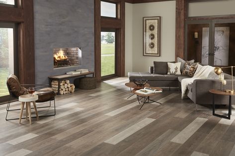 Pebble Stone Oak - Dream Home X2O Laminate - 2X more water-resistant than standard laminate flooring! Walnut Laminate Flooring, European White Oak Floors, Hardwood Floor Colors, Waterproof Laminate Flooring, Ll Flooring, Renovation Tips, Oak Laminate Flooring, Oak Laminate, White Oak Floors