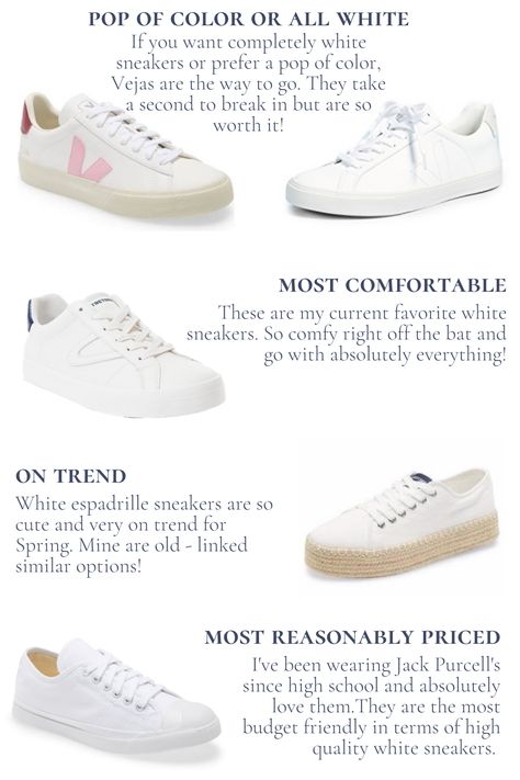 Summer White Sneakers Outfit, White Work Sneakers, Vera Sneakers Outfit, Everyday White Sneakers, White Sneakers Women 2023, Old Money White Sneakers, Most Comfortable White Sneakers Women, White Superga Outfit, Comfortable White Sneakers Women