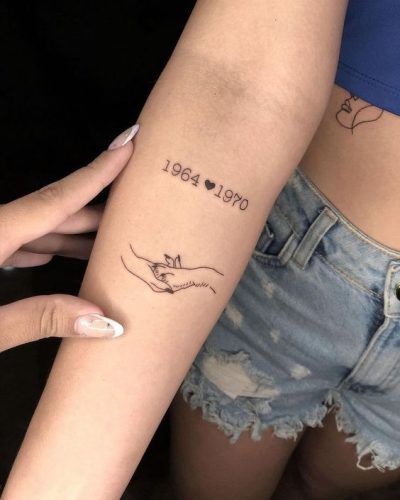 Unforgettable Date Tattoo Ideas for 2024: Celebrate Life's Milestones with Creative Ink Designs Small Wave Tattoo, Date Tattoos, Small Tattoos With Meaning, Tattoos For Black Skin, Cool Small Tattoos, Cute Tattoos For Women, Small Tattoo Designs, Tattoo Outline, Cover Up Tattoos