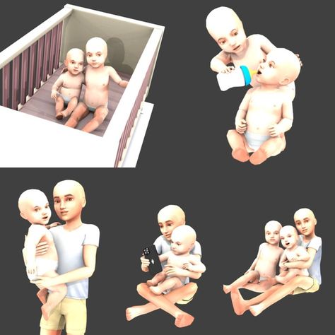 [FSP] - Little Helper-Pose Pack | Patreon Infants Sims4, The Sims 4 Toddler, Infant Poses, Twins Posing, Sims 4 Couple Poses, Toddler Poses, Sims 4 Decades Challenge, Sims 4 Patreon, Sims 4 Family