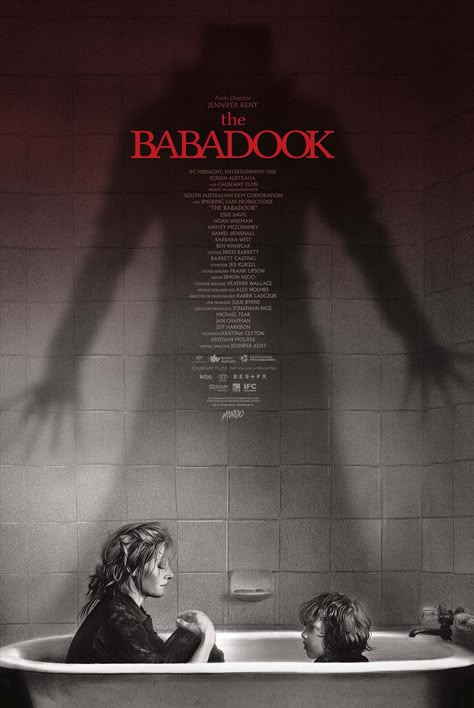 The Babadook (2014) by Greg Ruth [803x1200] Babadook Aesthetic, Media Coursework, Horror Collage, The Babadook, Horror Poster, Ghost Movies, Movie Synopsis, Horror Aesthetic, I Love Cinema