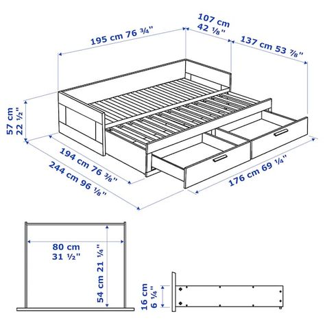 Lit Banquette 2 Places, Divan Cama, Diy Bank, Day Bed Frame, Cama Ikea, Sofa Daybed, Large Cushion Covers, Bank Bed, Painted Drawers