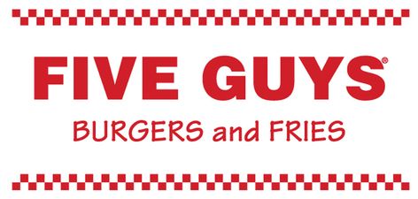 Five Guys - Google Search Five Guys Aesthetic, Five Guys Burgers, Guys Aesthetic, Five Guy Burgers, Keto On The Go, Fast Food Logos, Burgers And Fries, Food Banner, Five Guys