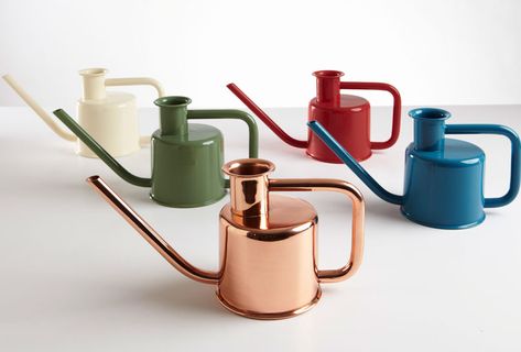 Mini Watering Can, Small Watering Can, Bucket And Spade, Coffee Pots, Design Sponge, Design Milk, Watering Can, Objects Design, American Design