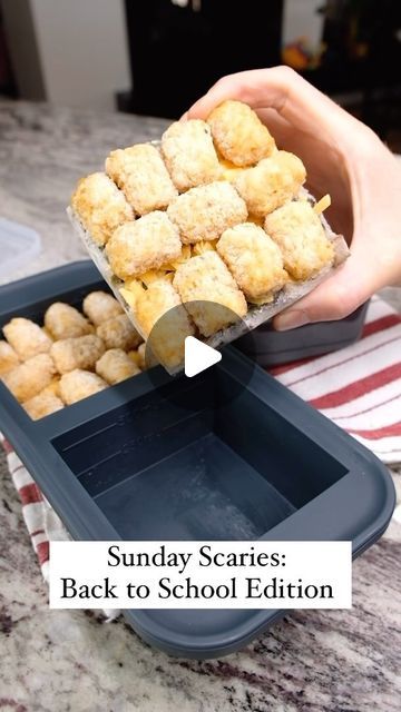 Souper Cubes on Instagram: "Let’s face it. Transitioning back to school can be rough. Help yourself out and prep a few meals now that can easily be reheated when everyone is too tired to function. We get it.  Tater tot casserole frozen in 2-cup #soupercubes trays.  #tatertotcasserole #sundayscaries #backtoschool #freezercooking" Super Cube Recipes, Souper Cubes Ideas, Souper Cube Recipes, Souper Cubes, Sunday Scaries, Tot Casserole, Tater Tot Casserole, Too Tired, Help Yourself