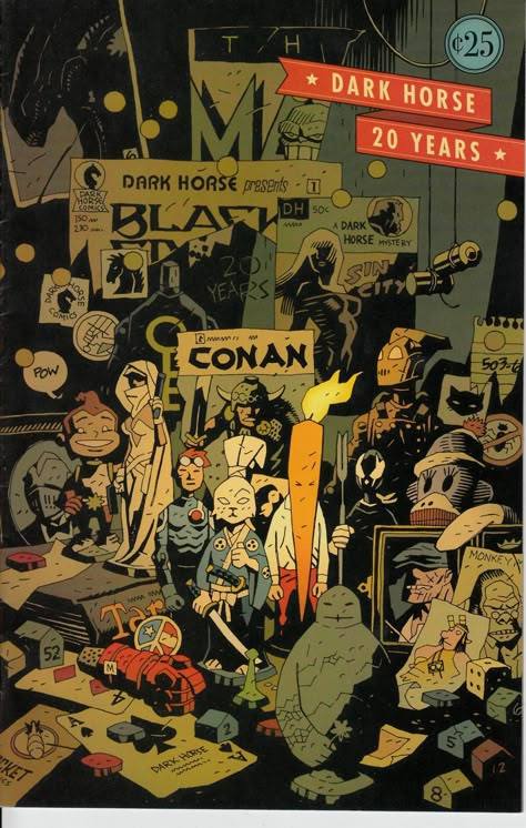 Dark Horse Comics by Mike Mignola Mike Mignola Hellboy, Mignola Hellboy, Mignola Art, Mike Mignola Art, Hell Boy, Mike Mignola, Bd Comics, Comics Anime, Dark Horse Comics