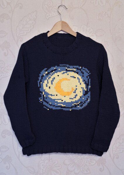 Knitting Patterns Shirt, Star Sweater Crochet, Crochet Moon Sweater, Star Knit Sweater, Knitted Star Sweater, Star Sweater Knitting Pattern, Knit Star Sweater, Moon Knitting Pattern, Motif Knitting