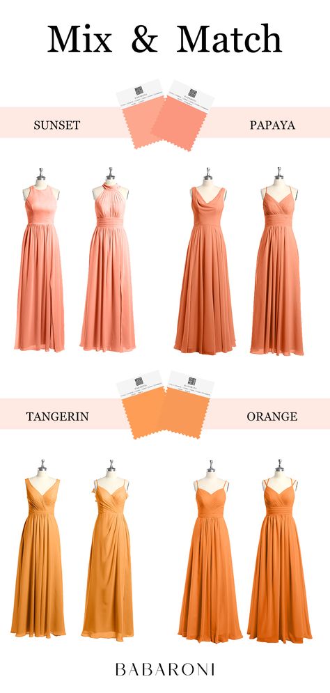 Sunset Orange Bridesmaid Dresses, Sunset Bridesmaid Dresses, Papaya Bridesmaid Dresses, Bright Bridesmaid Dresses, Tangerine Bridesmaid Dresses, Brides Maid Gown, Peach Wedding Dress, Wine Bridesmaid Dresses, Tangerine Wedding