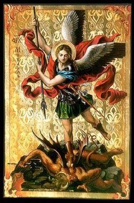 We should all do everything in our power to follow the General of God's army! Origin:  One day St. Michael Archangel appeared to devotee Ser... St Michael Novena, San Michele, Saint Michael, Angels Among Us, Religious Images, Archangel Michael, Guardian Angels, The Saint, Angels And Demons