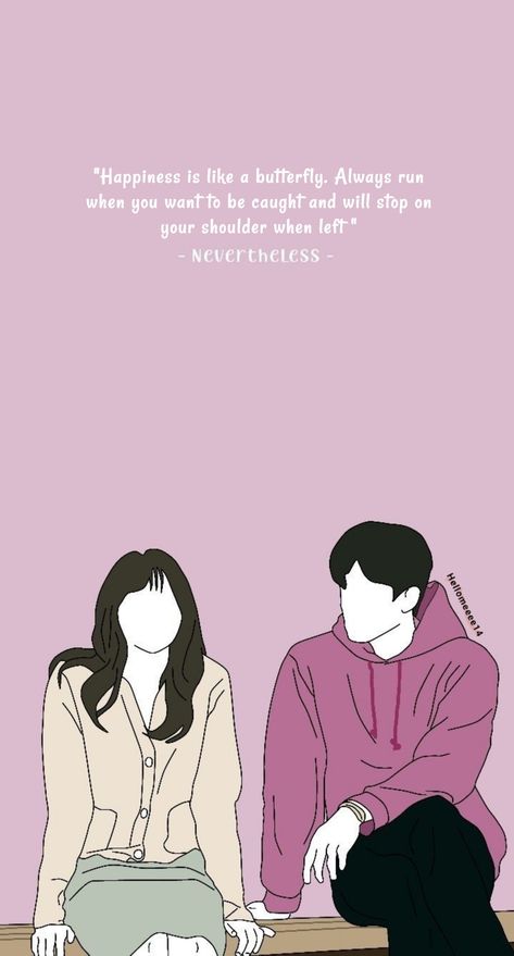 Nevertheless Fanart, Nevertheless Drawing, Kdrama Line Art, Nevertheless Wallpaper, Park Jae Eon, Nevertheless Song Kang, Bi Quotes, Art Kdrama, Cartoon Line Art