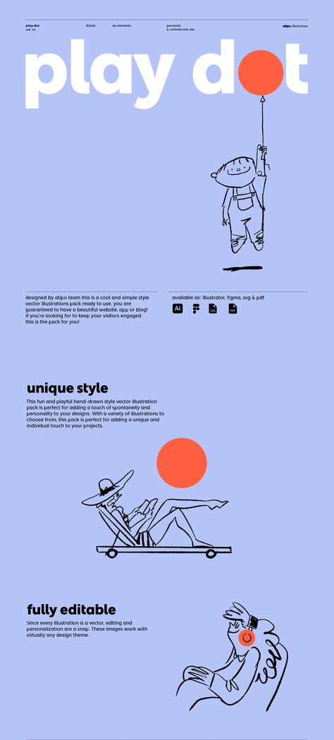 play dot - illustration pack on Behance Portfolio Website Inspiration, Ebook Template Design, Newsletter Layout, Dot Logo, Visual Identity Design, Website Illustration, Drawing Websites, Best Web Design, Graphic Design Layouts