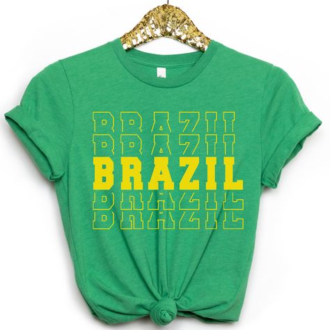 Brazilian Shirt, Football Marketing, Brazil Jersey, Brazil T Shirt, Brazil Shirt, Brazil Travel, Travel Shirt, Soccer Shirt, Soccer Shirts