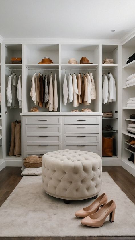 Explore stunning closet designs for your next project Discover walk-in organization ideas aesthetic design layouts modern corner wardrobes and planning tips Whether you're designing for men small bedrooms or just aiming for closet goals this article has got you covered Small Closet Ideas Walk In, Full Closet Aesthetic, Small Walking Closet Ideas, Corner Closet Organization, Small Walk In Wardrobe Ideas, Modern Walk In Wardrobe, Walk In Closet Aesthetic, Organization Ideas Aesthetic, Small Walk In Wardrobe