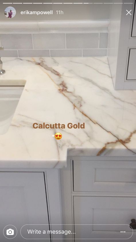 Quartz Kitchen Countertops Calcutta Gold, Ivory And Gold Kitchen, White Gold Countertops Kitchen, Calcutta Gold Quartz Countertops And Backsplash, Calcutta Brown Quartz, Gold Glitter Countertop, Calcutta Gold Countertops Kitchen, Cream And Gold Countertops, Quartz With Gold Veining Kitchen