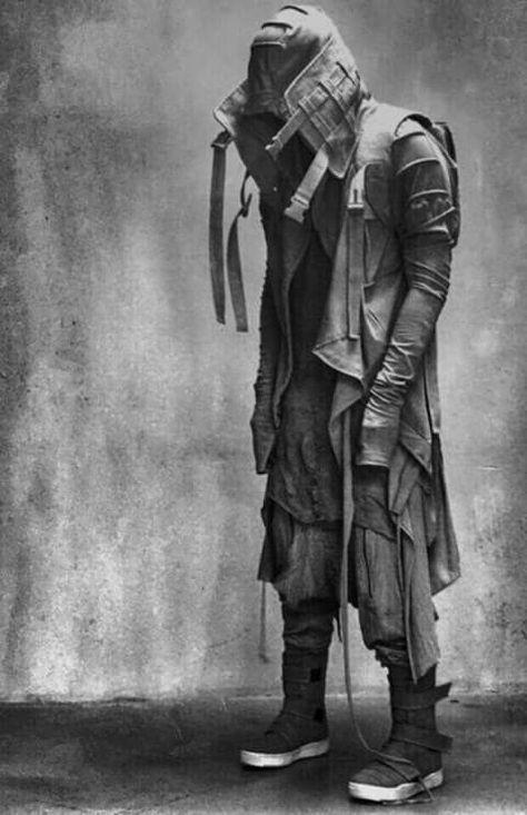 Cyberpunk Mode, Dark Academia Aesthetic Outfit, Apocalypse Fashion, Photo Manga, Apocalyptic Clothing, Dystopian Fashion, Post Apocalyptic Fashion, Urban Ninja, Apocalyptic Fashion