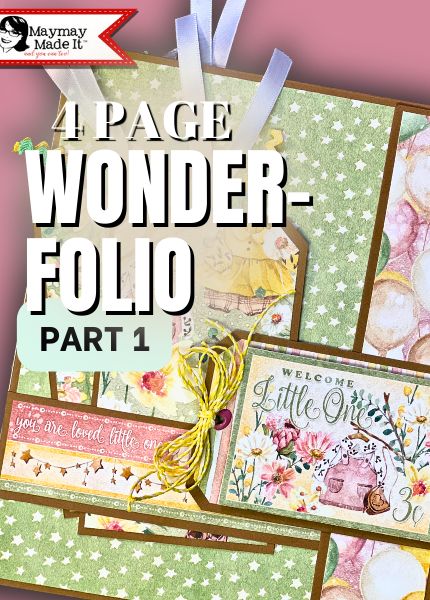 Folio Tutorials, Scrapbook Album Ideas, 2024 Scrapbook, Diy Mini Album Tutorial, Interactive Scrapbook, Diy Tiny Books, Mini Folio, Folio Ideas, Wonderland Crafts