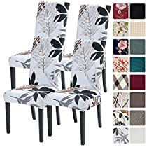 Check this out! Amazon Chair, Chair Covers Slipcovers, Parsons Chair Slipcovers, Navy Blue Curtains, Chair Covers Slipcover, Kitchen Chair Covers, Dining Room Chair Covers, Black Chairs, Bench Covers