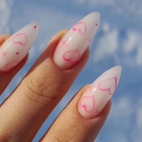 #nails #nailart #nail #nailsofinstagram #nailstagram #nailpolish #gelnails #naildesign #nailswag #instanails #nailsoftheday #nails2inspire #nailsart #nailporn #nailsalon #nailstyle #naildesigns #acrylicnails #gelnail #nailsonfleek #nailartist #glitternails #nailsdesign #nailedit #nailtech #nailaddict #lovenails #nailpro #nailsdid #nailsaddict #naturalnails #nailfashion #instanail #pinknails #nailsdone #nailartaddict #coffinnails #rednails #longnails #nailartclub Romantic Pink Nails, Nails Ideas Almond, February Nails, Almond Acrylic Nails, Soft Nails, Heart Nails, Fire Nails, Funky Nails, Pretty Acrylic Nails