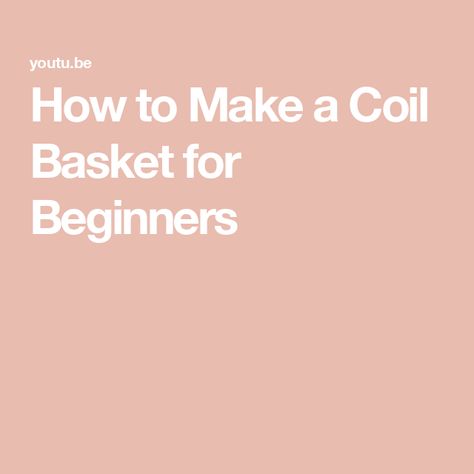 How to Make a Coil Basket for Beginners Coiling Basket, Diy Crochet Rope Basket, Coiled Rope Basket Diy, Crochet Rope Basket, Coiled Fabric Bowl, Coil Basket, Diy Rope Basket, Basket Tutorial, Yarn Basket