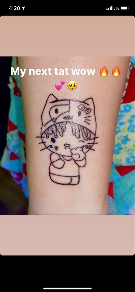 Patch Tattoos Women, Lil Uzi Vert Tattoos, Patch Tattoos, Star Sleeve Tattoo, Patch Sleeve, Sleeve Tattoos For Guys, Graduation Cap Decoration Diy, Hello Kitty Tattoos, Tattoos Women