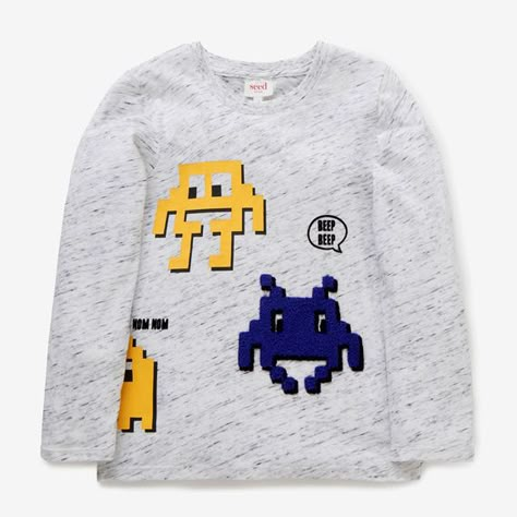 Pixel Print, Children Boy, Boys Graphic Tee, Seed Heritage, Print Tee, Summer Kids, Baby Clothing, Printed Tees, Vintage Tees