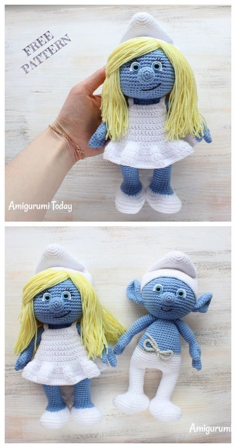 Crochet Patterns Free Beginner, Yarn Dolls, Pola Amigurumi, Haken Baby, Crochet Doll Pattern, Crochet Patterns For Beginners, Knitted Dolls, Crochet For Kids, Crochet Dolls