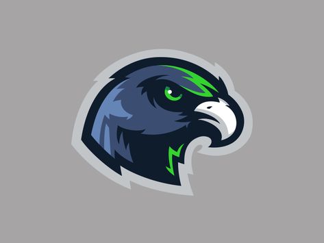 Hawk Mascot by Daren Guillory - Dribbble Freddy Redesign, Logo Gamers, Disc Dyeing, Falcon Logo Design, Hawk Design, Logo Gamer, Hawk Mascot, Wings Feathers, Bird Eagle