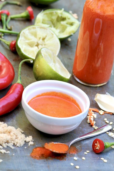 Easy Fresh Chile Lime Sauce – The Fountain Avenue Kitchen Lime Sauce Recipe, Pickled Corn, Chili Lime Sauce, Red Jalapeno, Chile Peppers, Hot Sauce Recipes, Lime Vinaigrette, Lime Sauce, No Salt Recipes