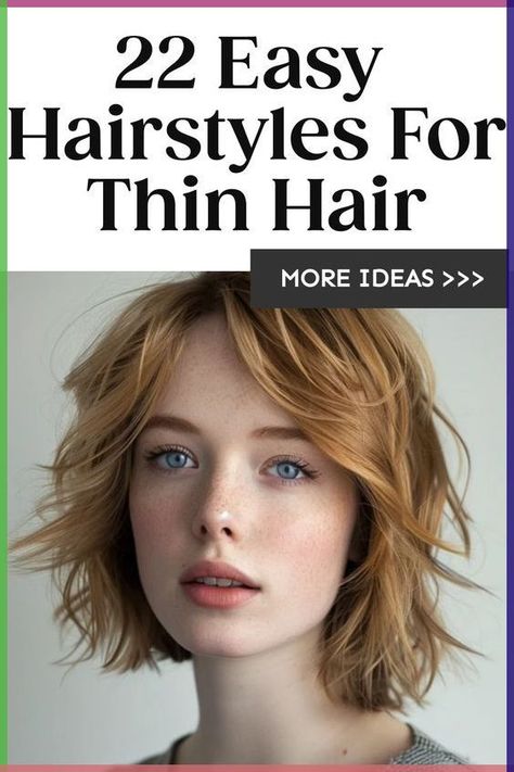 Wash And Go Hairstyles For Fine Hair, Easy Wash And Go Hairstyles, Hairstyles For Thinner Hair, Fine Hair Updo, Volume Haircut, Ways To Style Your Hair, Medium Fine Hair, Easy Care Hairstyles, Textured Bangs