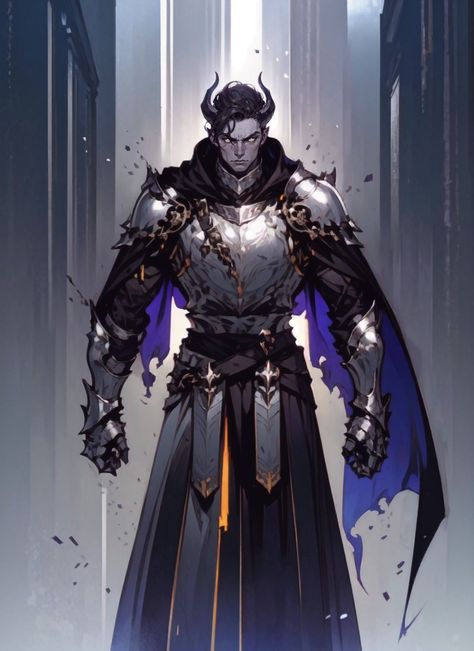 Tiefling Paladin Male, Bg3 Character, Tiefling Paladin, Dnd Tiefling, Dragon Born, Dnd Races, Fun Characters, Fantasy Novel, Fantasy Games