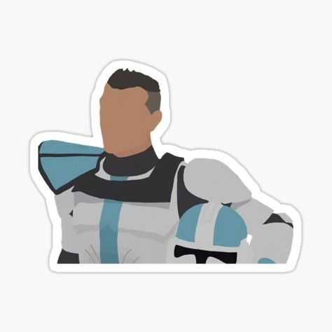 Clone Wars Stickers, Captain Howzer, Bad Batch Crosshair, The Sketchbook, Stickers Redbubble, Bad Batch, Clone Trooper, Stickers For Sale, Clone Wars