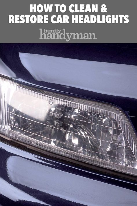 Cleaning Headlights On Car, Clean Headlights, How To Clean Clams, Headlight Restoration Kit, Home Cleaning Hacks, How To Clean Headlights, Deep Cleaning Hacks, Professional House Cleaning, Clean Your House