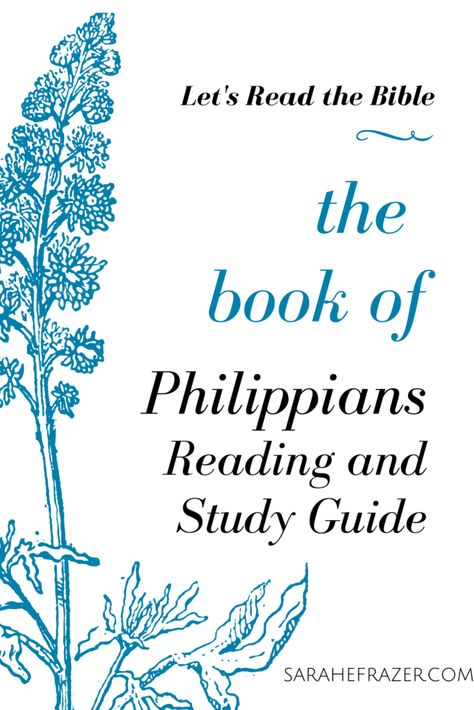 You can read the Bible and understand it! Use this Bible study and Scripture to read through the Book of Philippians. These Bible study resources will help you understand the Bible with confidence! || Sarah E. Frazer Phillipians Bible Study, Philippians Bible Study, Bible Binder, Bible Study Questions, Book Of Philippians, Youth Bible Study, Womens Bible, Bible Study Worksheet, Soap Bible Study