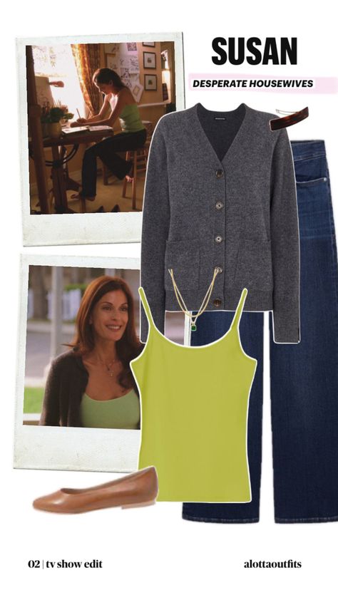 Get the look: work from home for Susan from Desperate Housewives Look Work, Desperate Housewives, The Pilot, 90s 2000s, Work From Home, Old Money, Fitness Inspo, Get The Look, Pretty Dresses