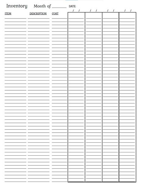 Track your inventory on these convenient worksheets. Designed for several uses with 4 number slots for each listed item or product. Great for personal use or sellers and small businesses. Sheet has space to list the item name, description or ID number, cost, quantity, and the date.  This is a PDF file download for you to print copies yourself. Made for a standard 8.5 X 11 size sheet of paper. Includes 3 files: one for each sheet pictured, so you may choose the format that works best for you. Downloads quickly after purchase for use right away. Etsy will also send you an email with a download link. Inventory Management Templates, White Rose Maths, Small Business Printables, Inventory Sheet, Inventory Printable, Cost Sheet, Free Planner Templates, Math Sheets, Business Printables