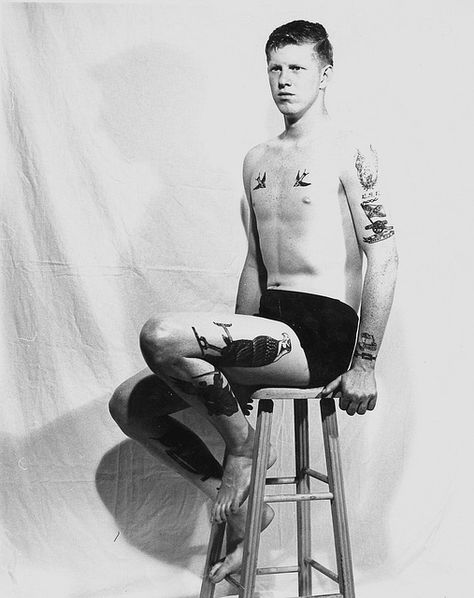 Sailor Jerry 1950s ink Old Photos Vintage, Cowgirl Art, Sailor Jerry, Vintage Cowgirl, Art Tattoos, Vintage Tattoo, Tattoo Artist, Traditional Tattoo, Old Photos