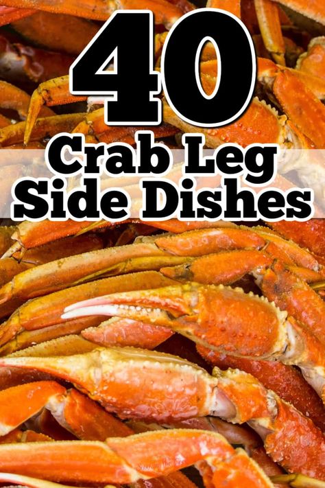 Side dishes to serve with crab legs are essential in creating a well-rounded and satisfying seafood feast. In this article, we present a curated selection of the 40 best side dishes that beautifully enhance the flavors of succulent crab legs. From buttery corn on the cob to zesty citrus-infused salads and everything in between, these delectable accompaniments are sure to elevate your dining experience to new heights. Crab Legs Dinner Meals, Side Dishes To Go With Seafood, Crab Leg Meal Ideas, King Crab Leg Dinner Sides, What Goes With Crab Legs For Dinner, Crab Leg Dinner Sides Meals, Sides To Go With Crab Legs Dinners, Side Dishes For Crab Boil, Crab Dinner Side Dishes