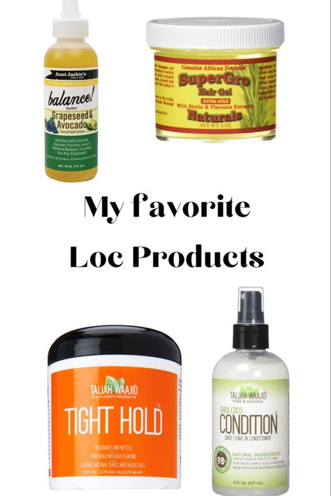 Dread Lock Hair Products, Products To Retwist Locs, Loc And Twist Gel Products, Loc Hair Products Dreads, Retwisting Locs Products, Best Hair Products For Locs, Loc Maintenance Products, Loc Products Dreadlocks, Starter Loc Products