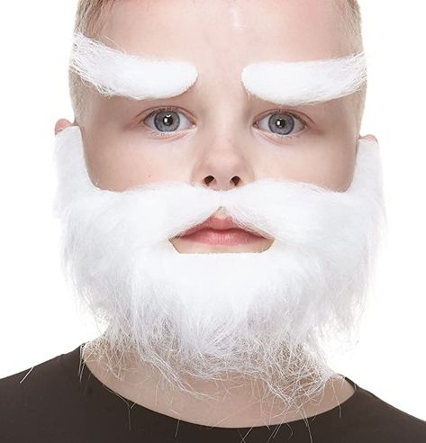 Amazon.com: Mustaches Fake Beard and Eyebrows, Self Adhesive, Novelty, Small, Realistic Traper False Facial Hair, Costume Accessory for Kids, White Color: Toys & Games Beard Costume, Skin Craft, Fake Beards, Fake Mustaches, White Beard, Small Faces, Facial Hair, Costume Accessories, My Little Pony