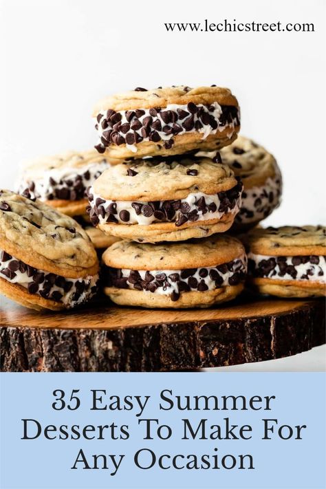 35 Easy Summer Desserts To Make For Any Occasion. Looking for dessert aesthetic for summer dessert recipes? Lots of summer dessert recipes that are summer desserts easy. Plenty of dessert recipes that are dessert recipes easy and fit the desserts aesthetic. All these dessert recipes will wow your friends for a summer bbq or summer pool party. #summerdessertrecipes #summerdessertrecipe #dessertaesthetic #dessertsaesthetic #summerdessertseasy Summer Dinner Party Desserts, Deserts For Bbq Party Easy, Desserts For Outdoor Summer Party, Summer Dessert For A Crowd, Mini Summer Desserts, Hot Weather Desserts, Summer Birthday Desserts, Best Summer Dessert Recipes, End Of Summer Desserts